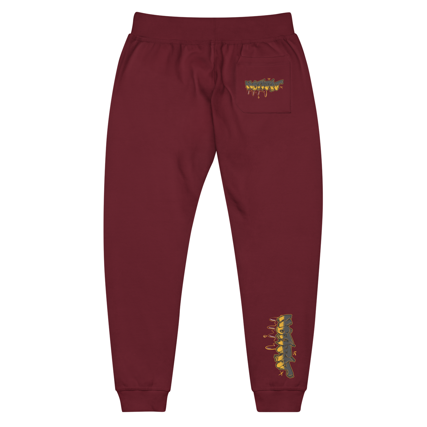 Notarat Unisex fleece "Notaffiti Gold" sweatpants