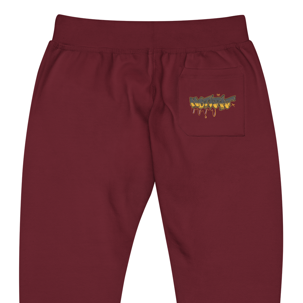 Notarat Unisex fleece "Notaffiti Gold" sweatpants