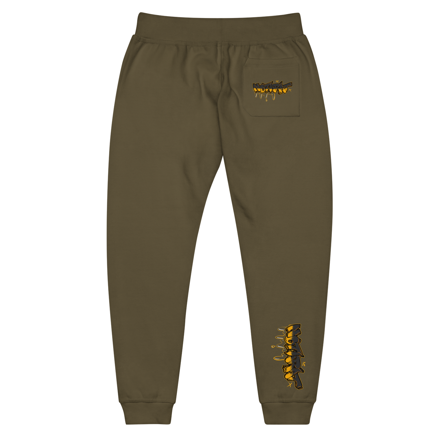 Notarat Unisex fleece "Notaffiti Gold" sweatpants