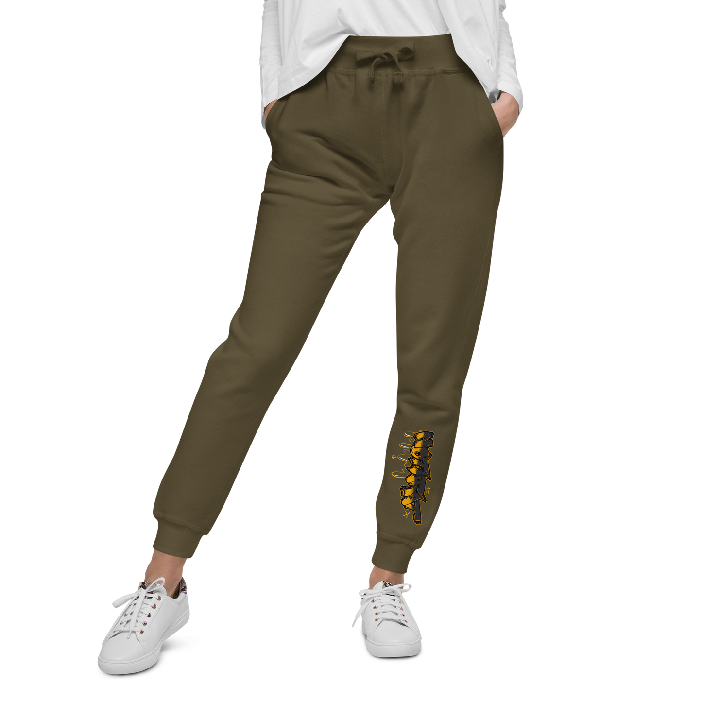 Notarat Unisex fleece "Notaffiti Gold" sweatpants