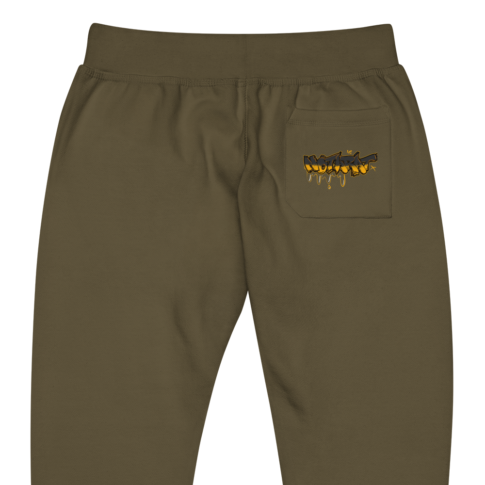 Notarat Unisex fleece "Notaffiti Gold" sweatpants