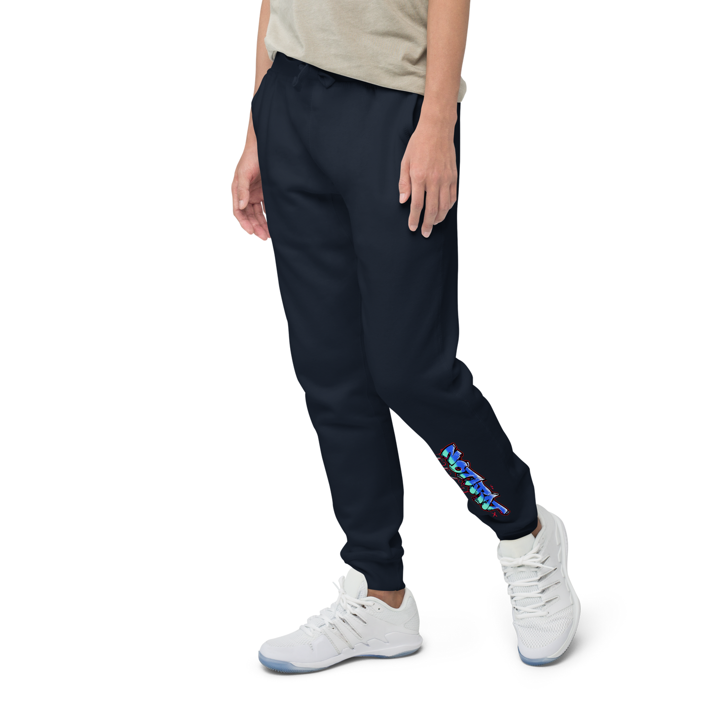 Notarat Unisex fleece "Notaffiti Blue" sweatpants