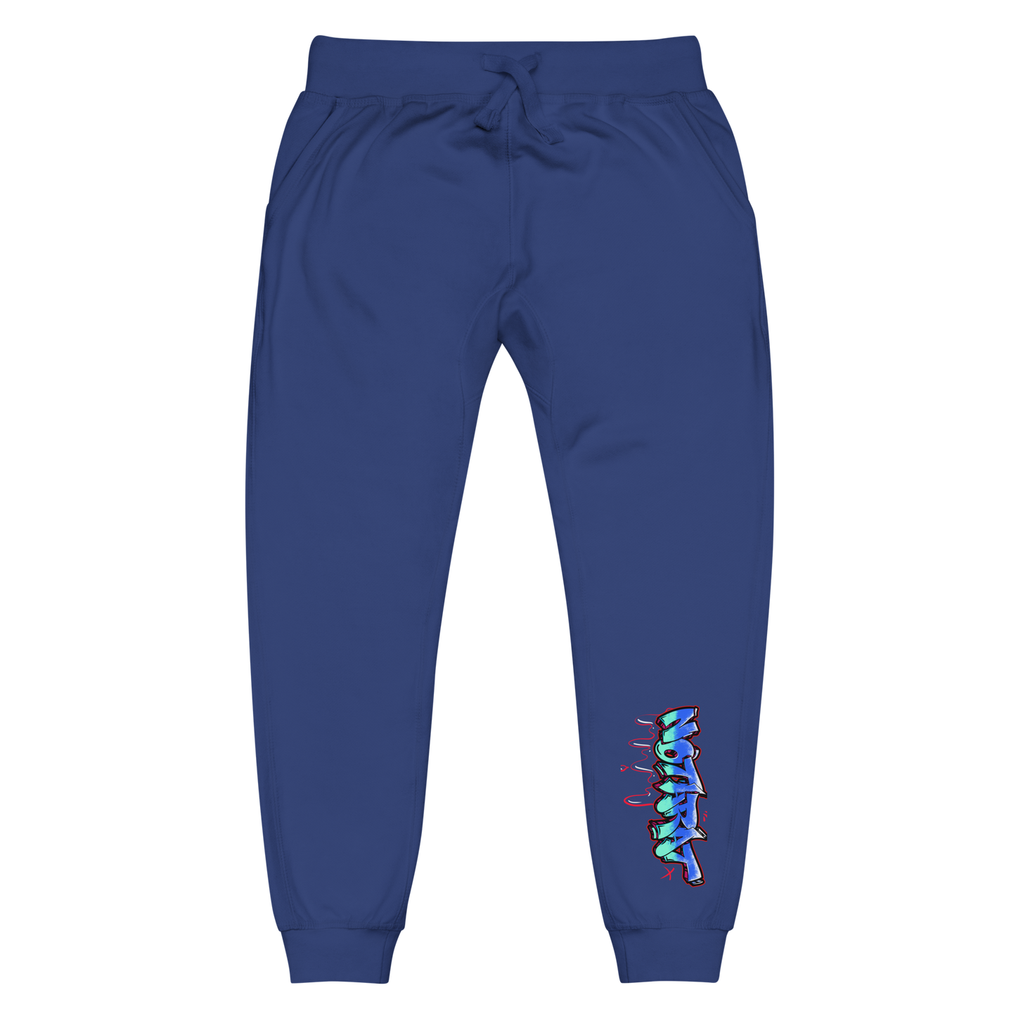 Notarat Unisex fleece "Notaffiti Blue" sweatpants