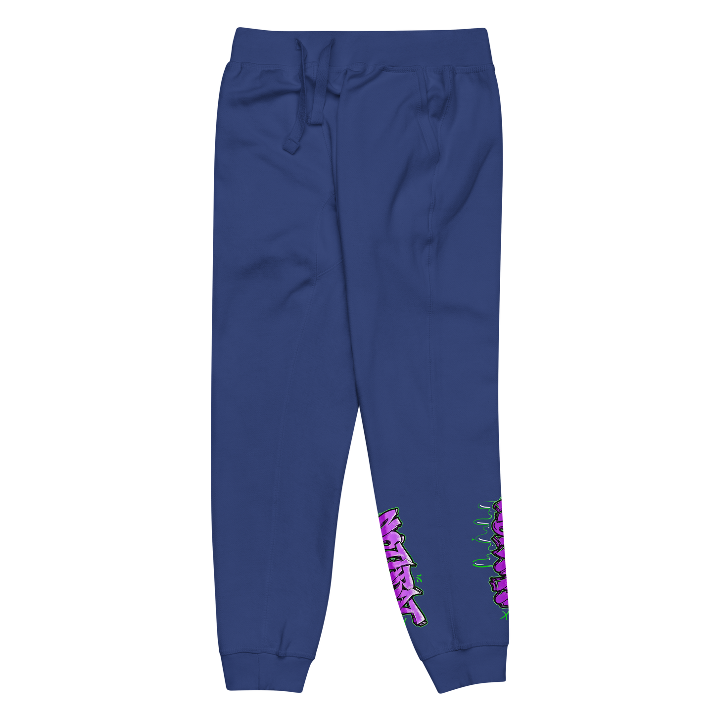 Notarat Unisex fleece "Notaffiti Purple" sweatpants