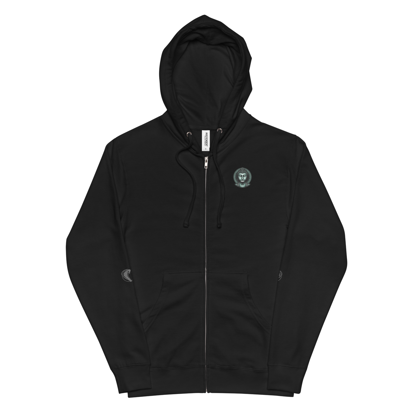 Notarat "Buddha" Unisex fleece zip up hoodie