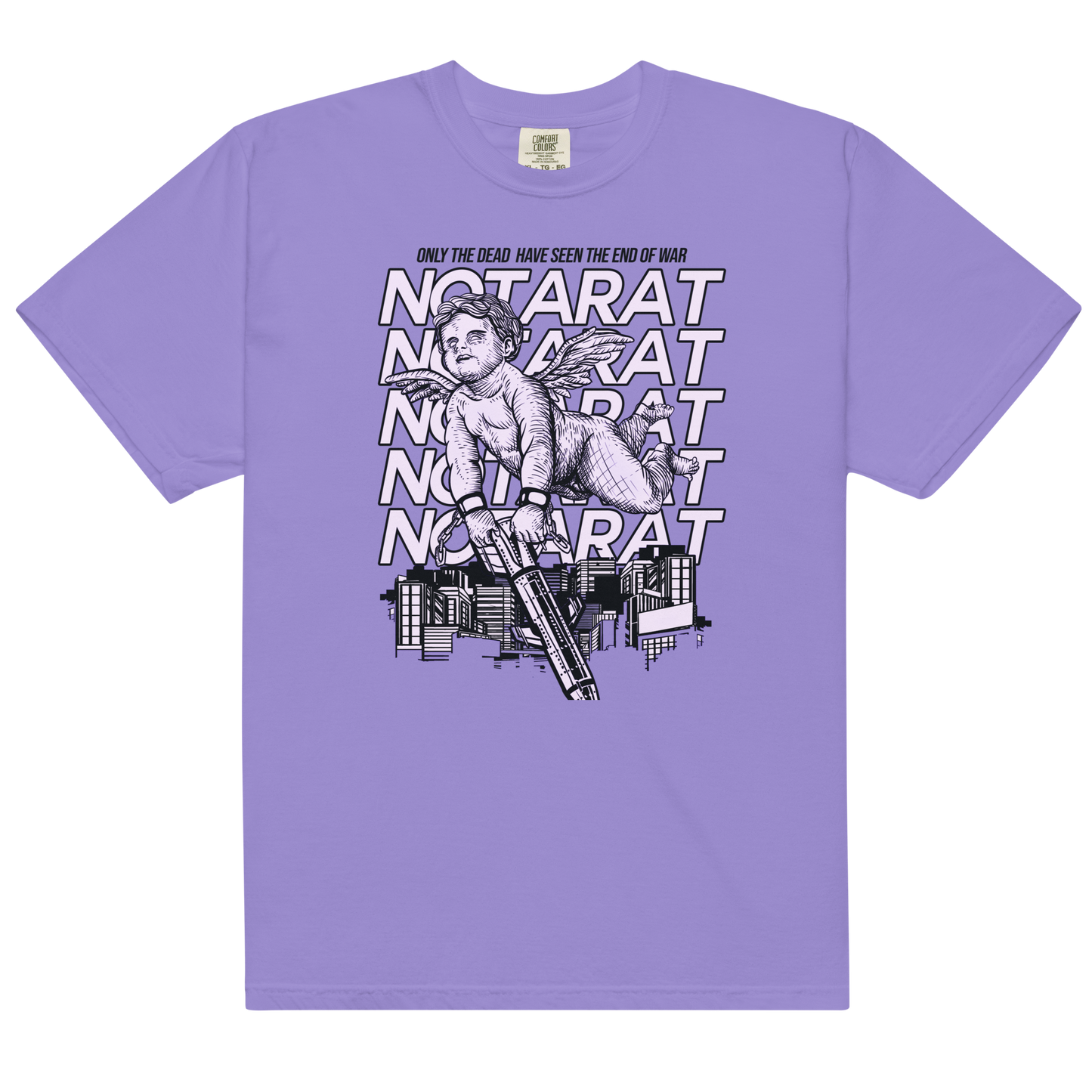 Notarat Unisex "bombs away" heavyweight t-shirt by: Perio J.