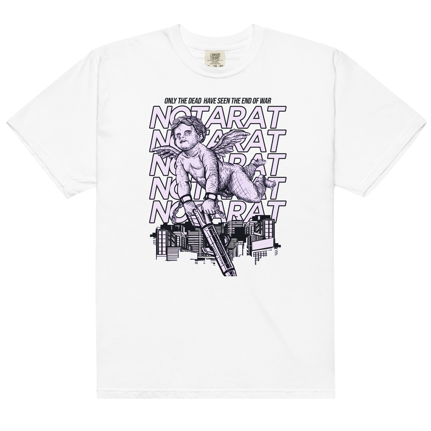 Notarat Unisex "bombs away" heavyweight t-shirt by: Perio J.