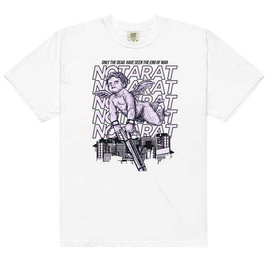 Notarat Unisex "bombs away" heavyweight t-shirt by: Perio J.