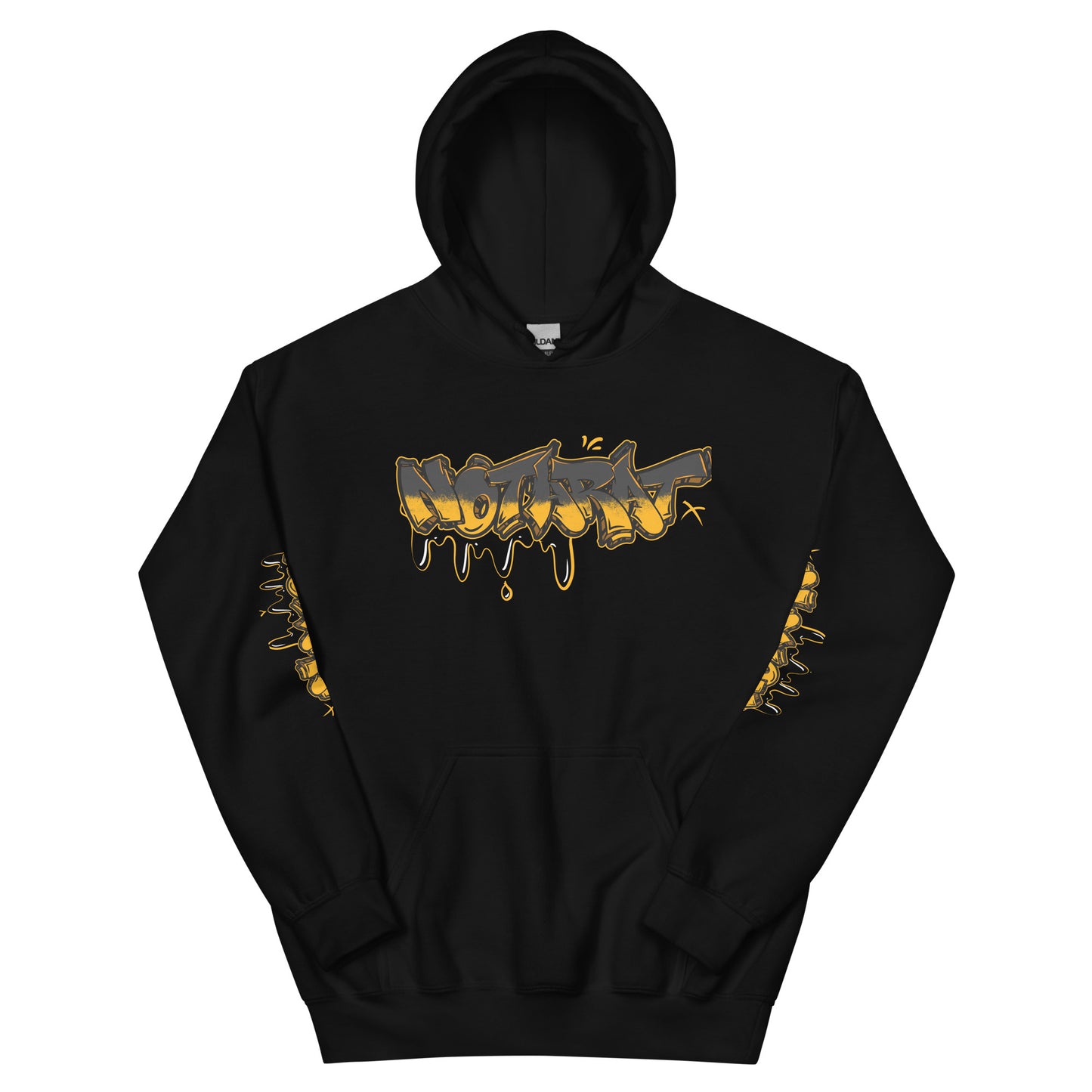 Notarat Unisex "Notaffiti Gold" Hoodie