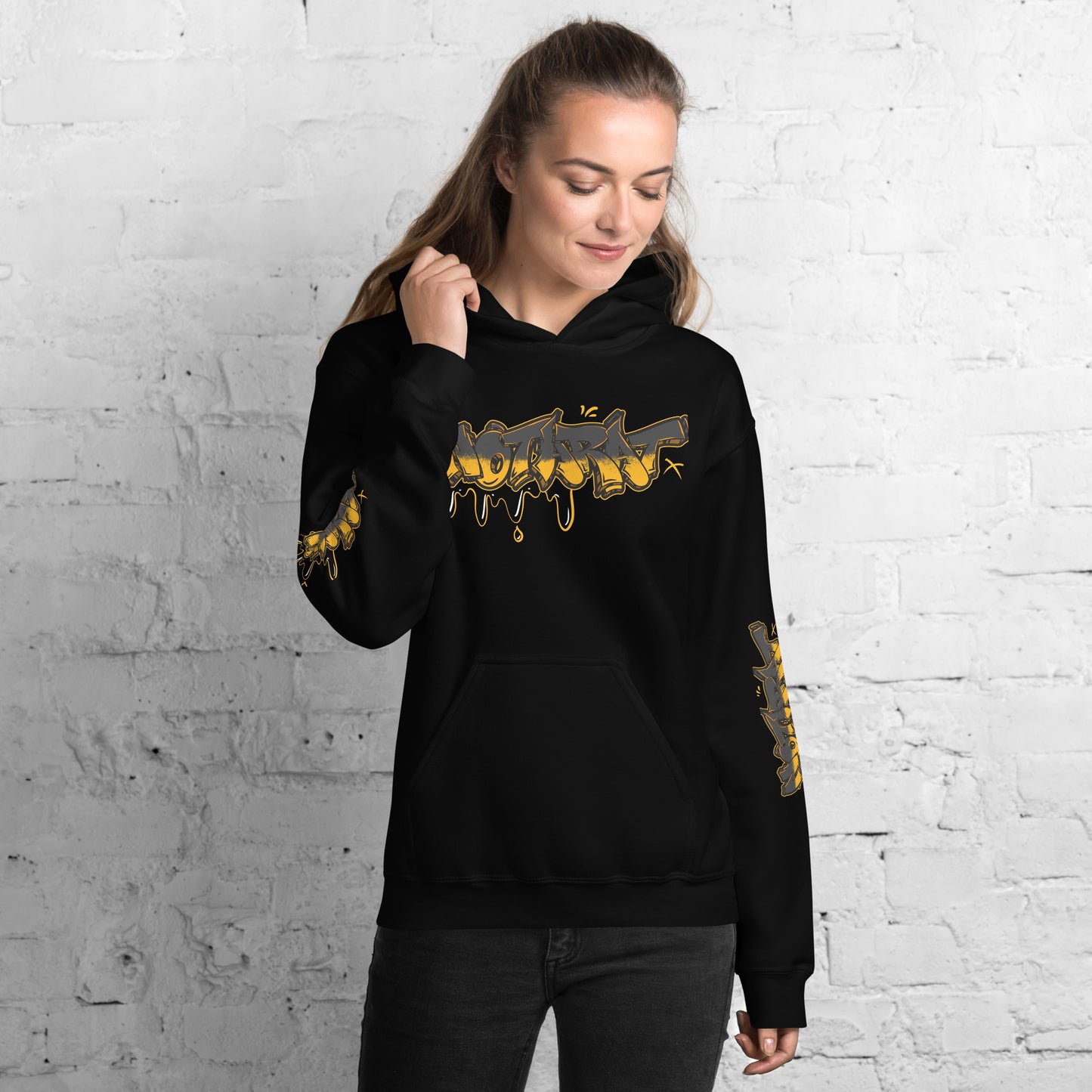 Notarat Unisex "Notaffiti Gold" Hoodie