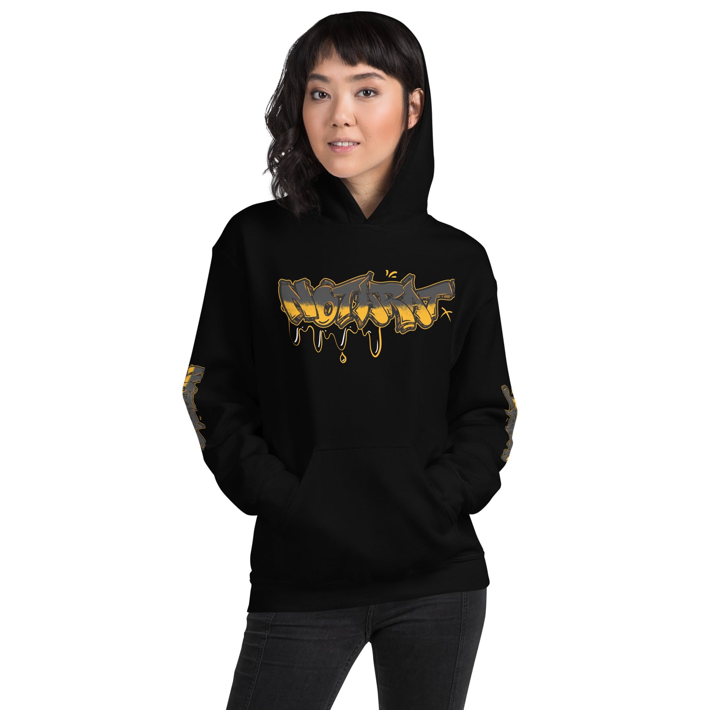 Notarat Unisex "Notaffiti Gold" Hoodie