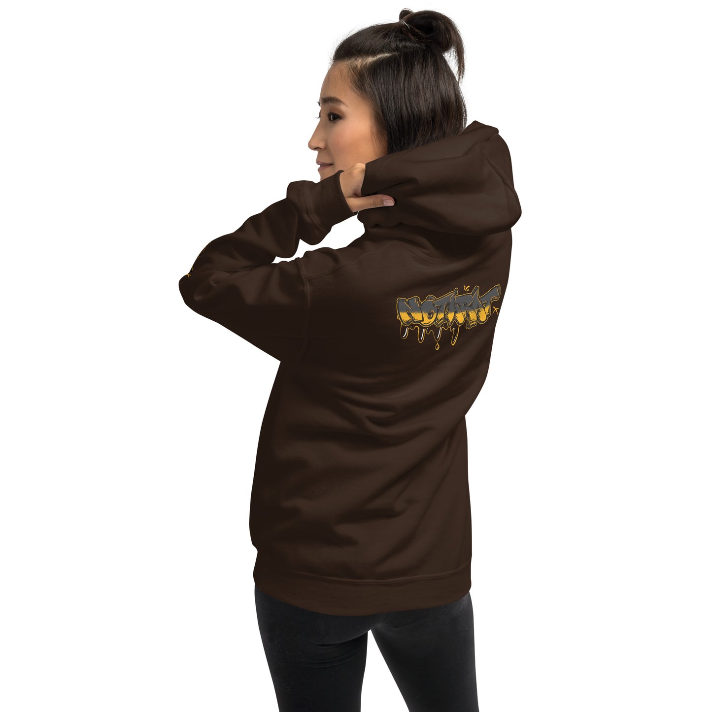 Notarat Unisex "Notaffiti Gold" Hoodie