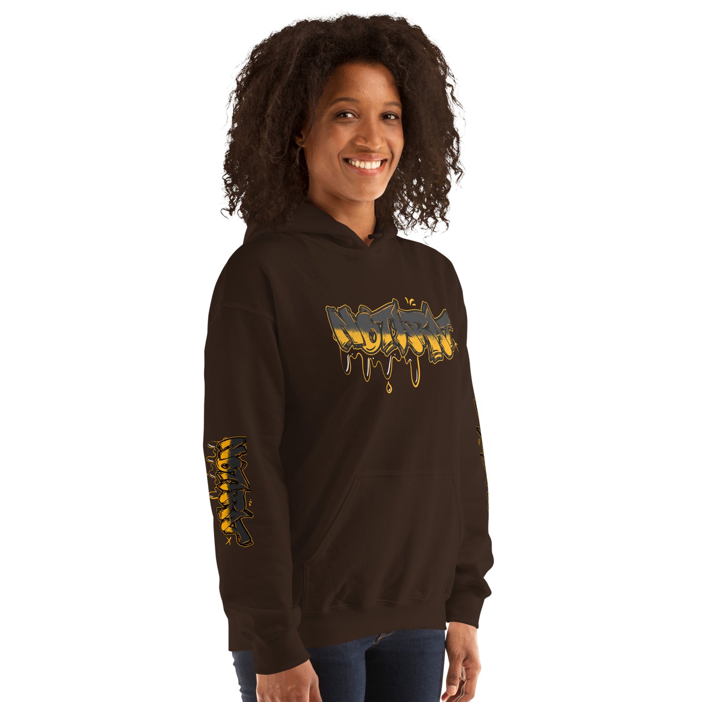 Notarat Unisex "Notaffiti Gold" Hoodie