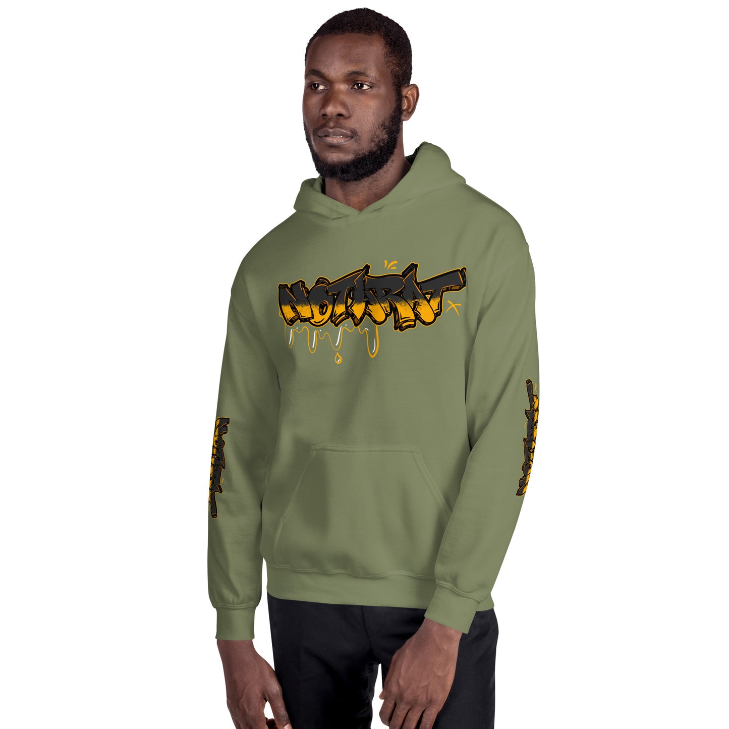 Notarat Unisex "Notaffiti Gold" Hoodie