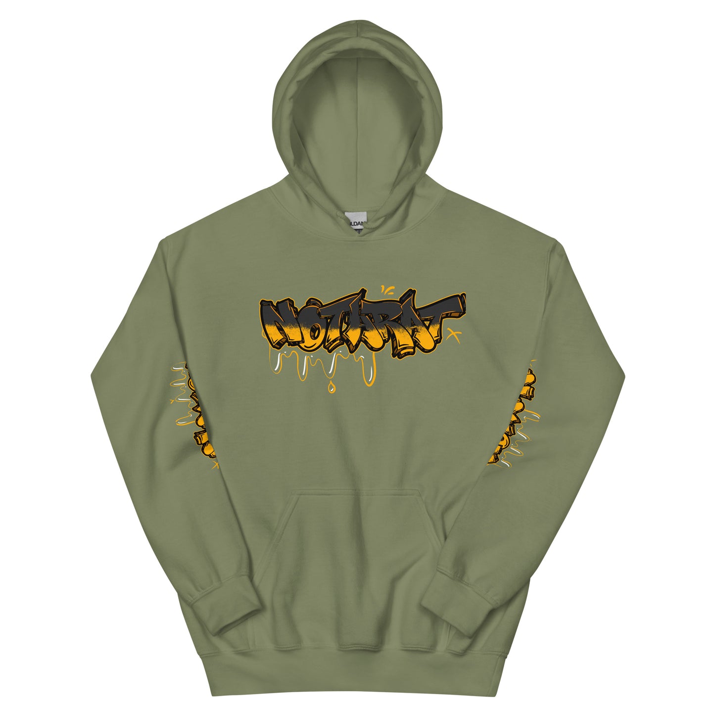 Notarat Unisex "Notaffiti Gold" Hoodie