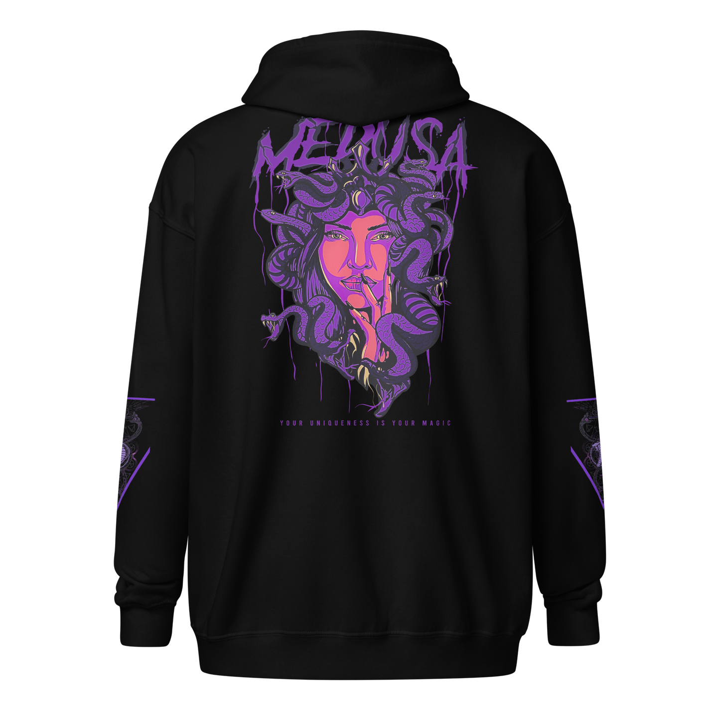 Notarat Unisex Medusa zip hoodie