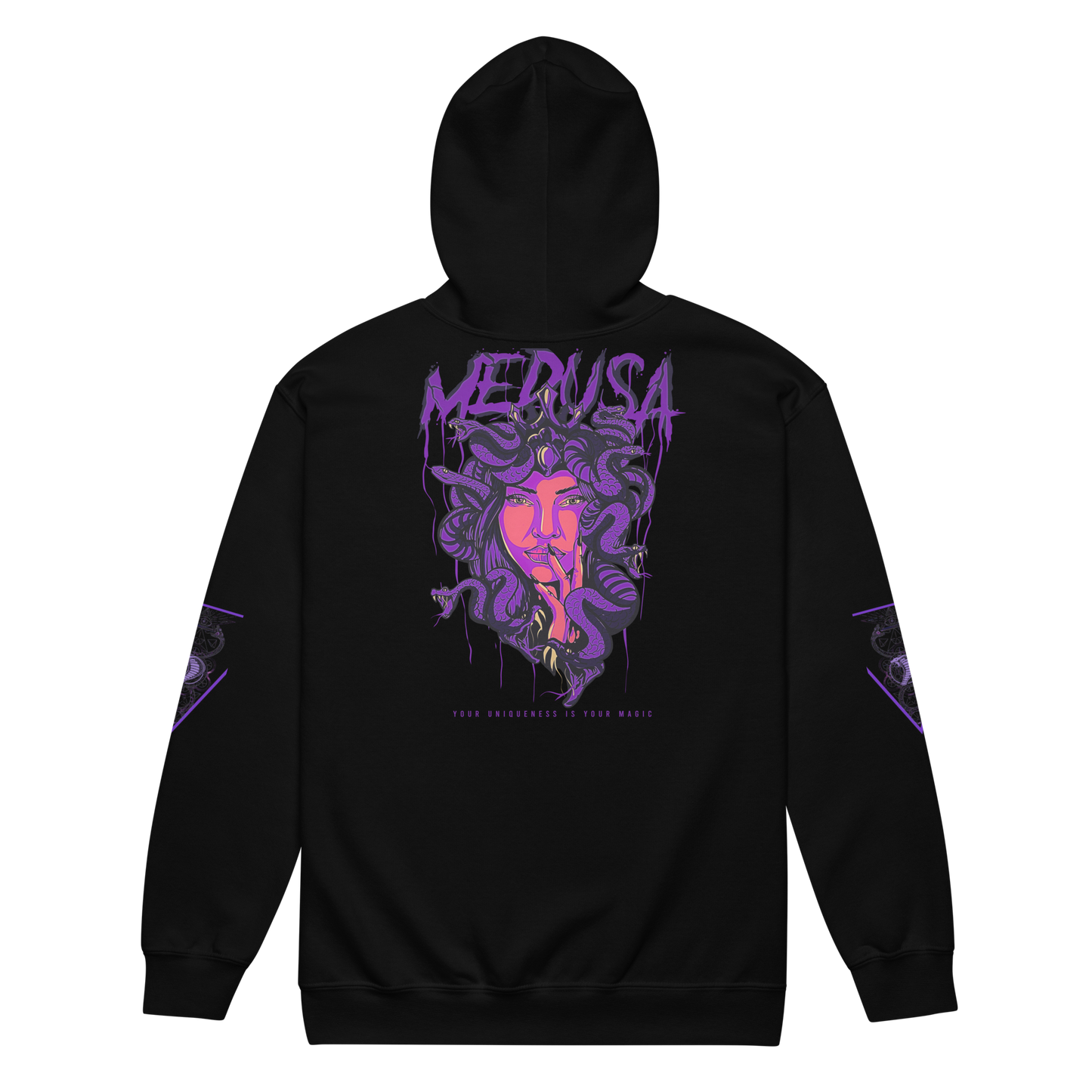 Notarat Unisex Medusa zip hoodie