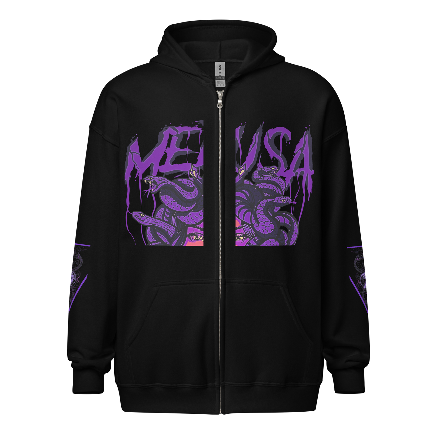 Notarat Unisex Medusa zip hoodie