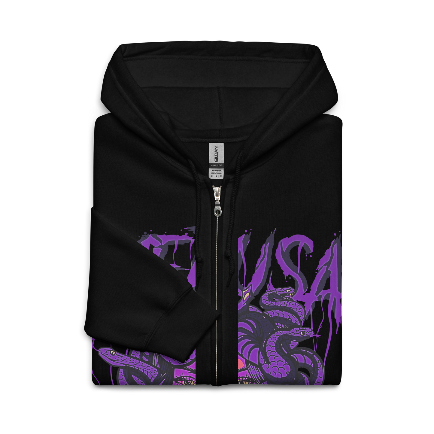 Notarat Unisex Medusa zip hoodie