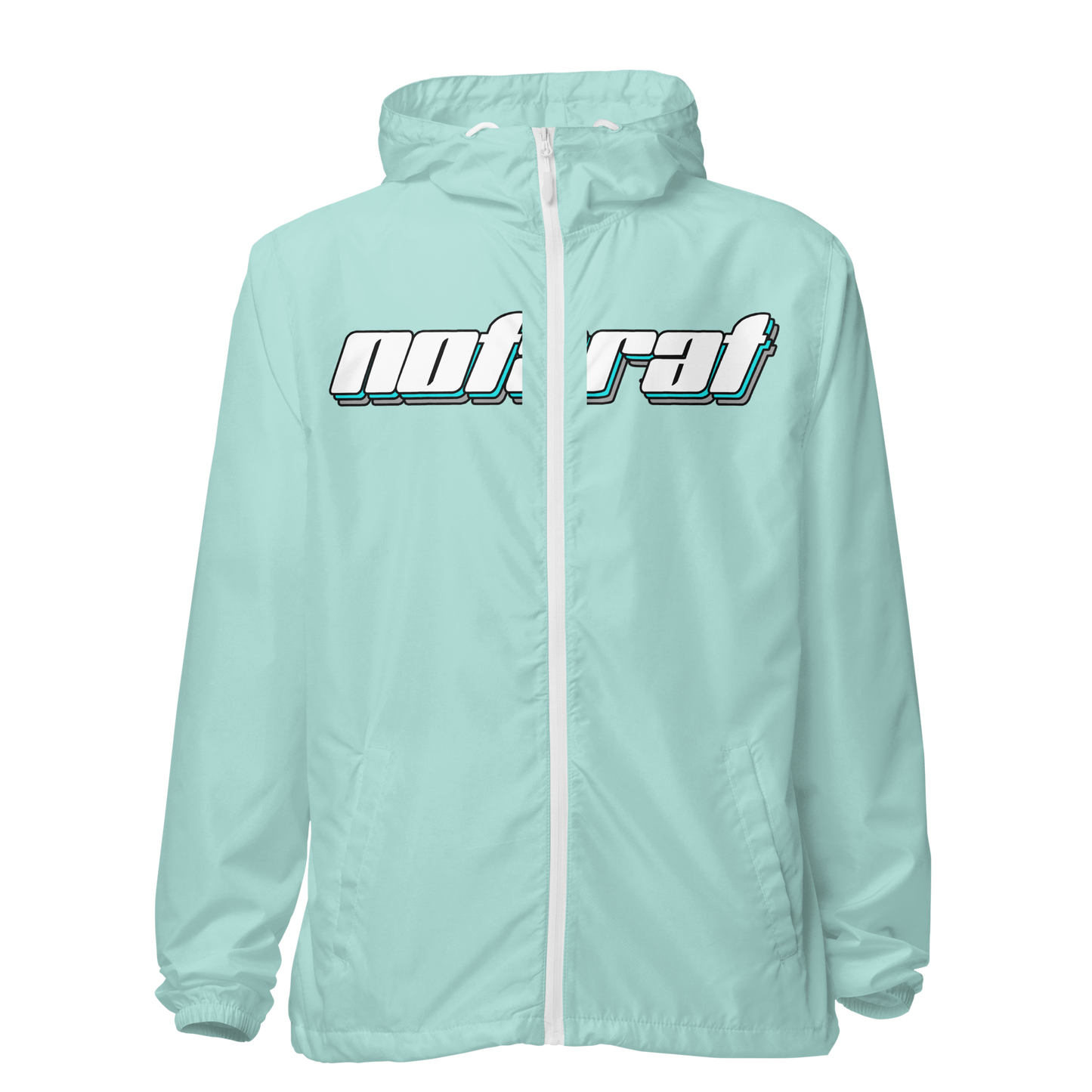 Notarat Unisex "CyberRat" zip up windbreaker.