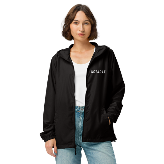 Unisex Notarat lightweight zip up windbreaker