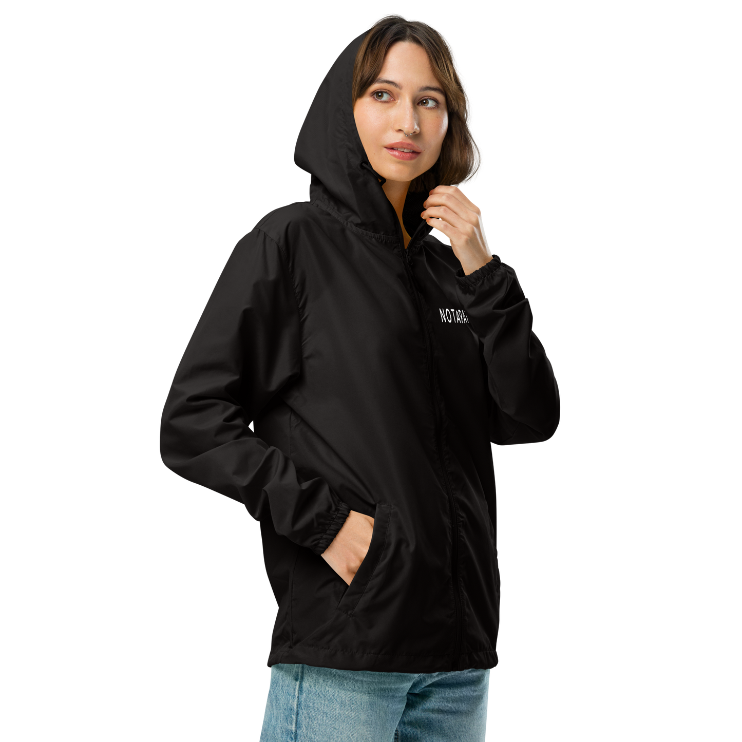 Unisex Notarat lightweight zip up windbreaker