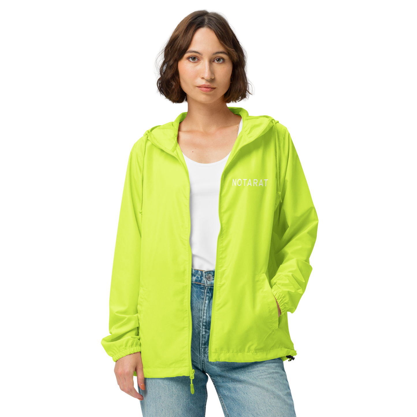 Unisex Notarat lightweight zip up windbreaker