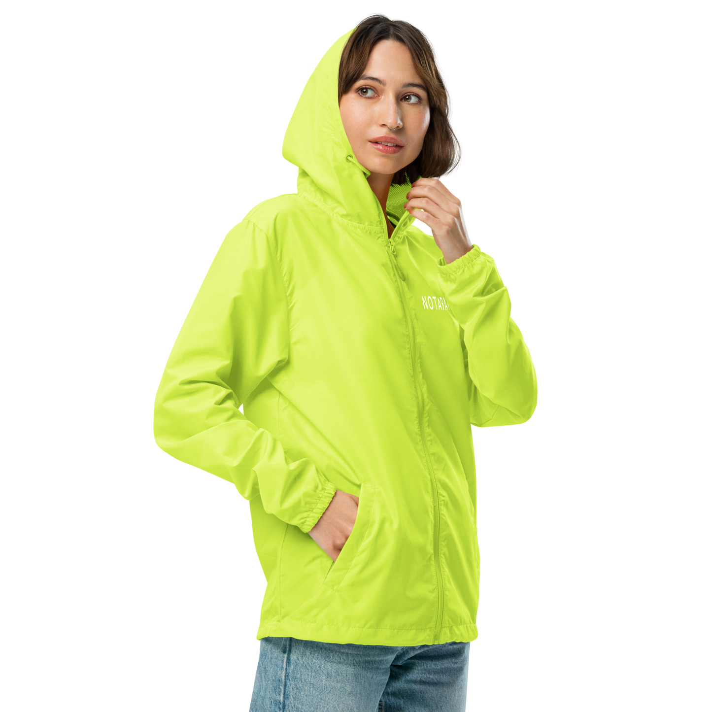 Unisex Notarat lightweight zip up windbreaker