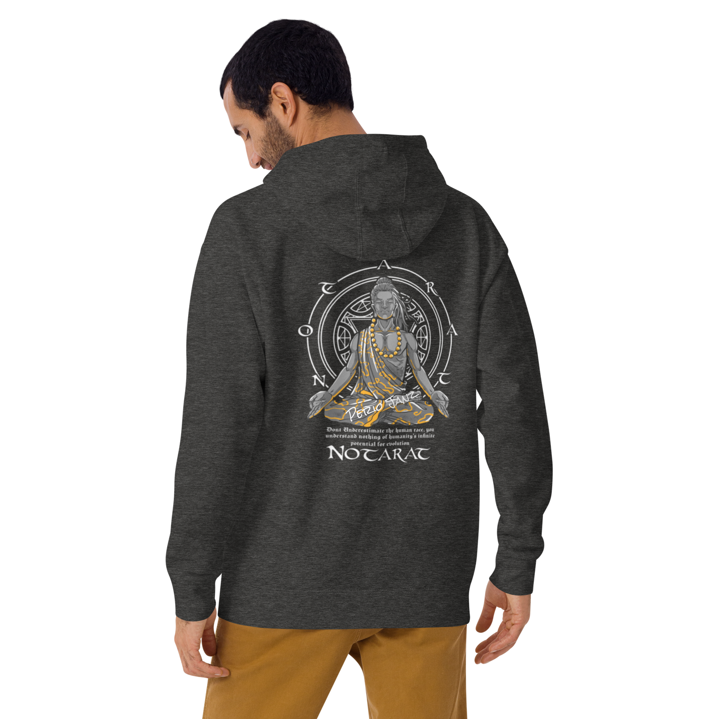 Notarat 'Human potential' Unisex Hoodie by: Perio J.