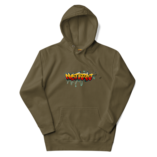 Notarat Unisex "Notaffiti Orange" Hoodie