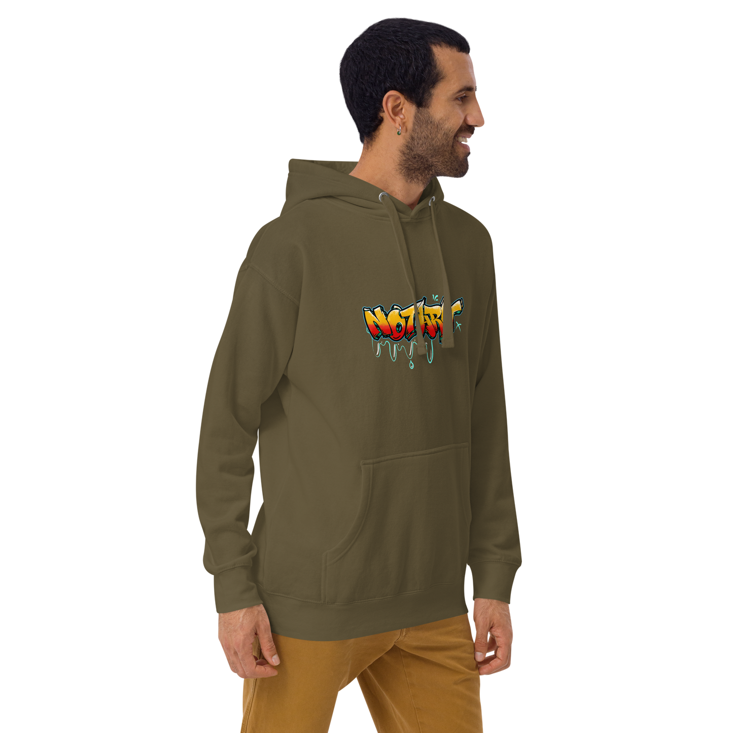 Notarat Unisex "Notaffiti Orange" Hoodie