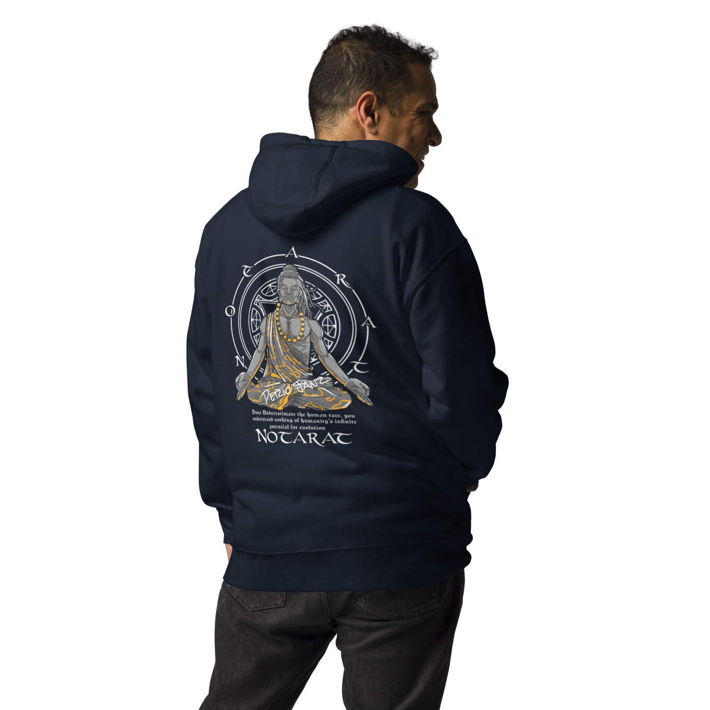 Notarat 'Human potential' Unisex Hoodie by: Perio J.