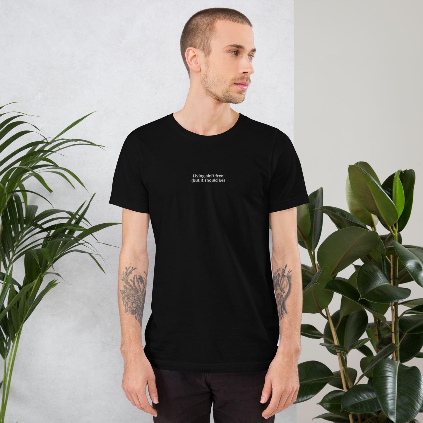 Notarat Unisex "should be" t-shirt