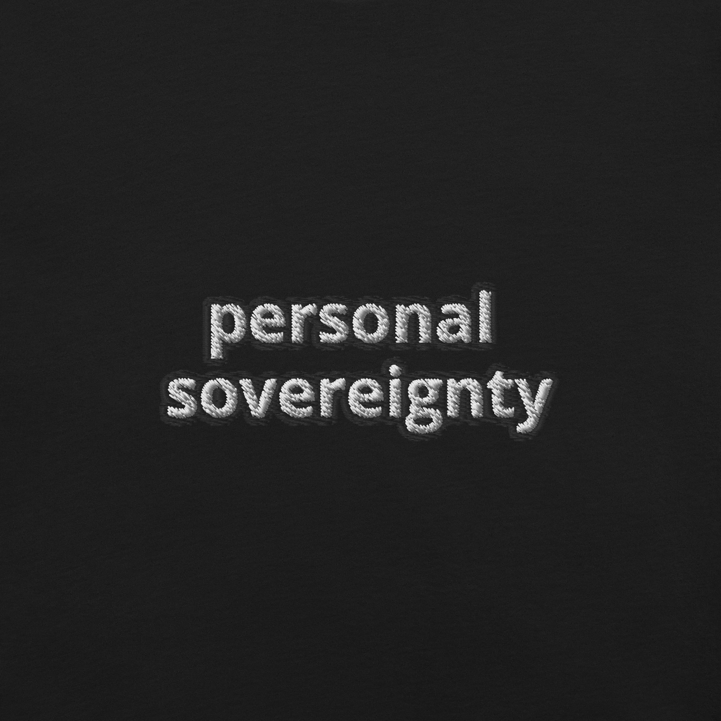 Notarat Unisex "Personal Sovereignty" t-shirt