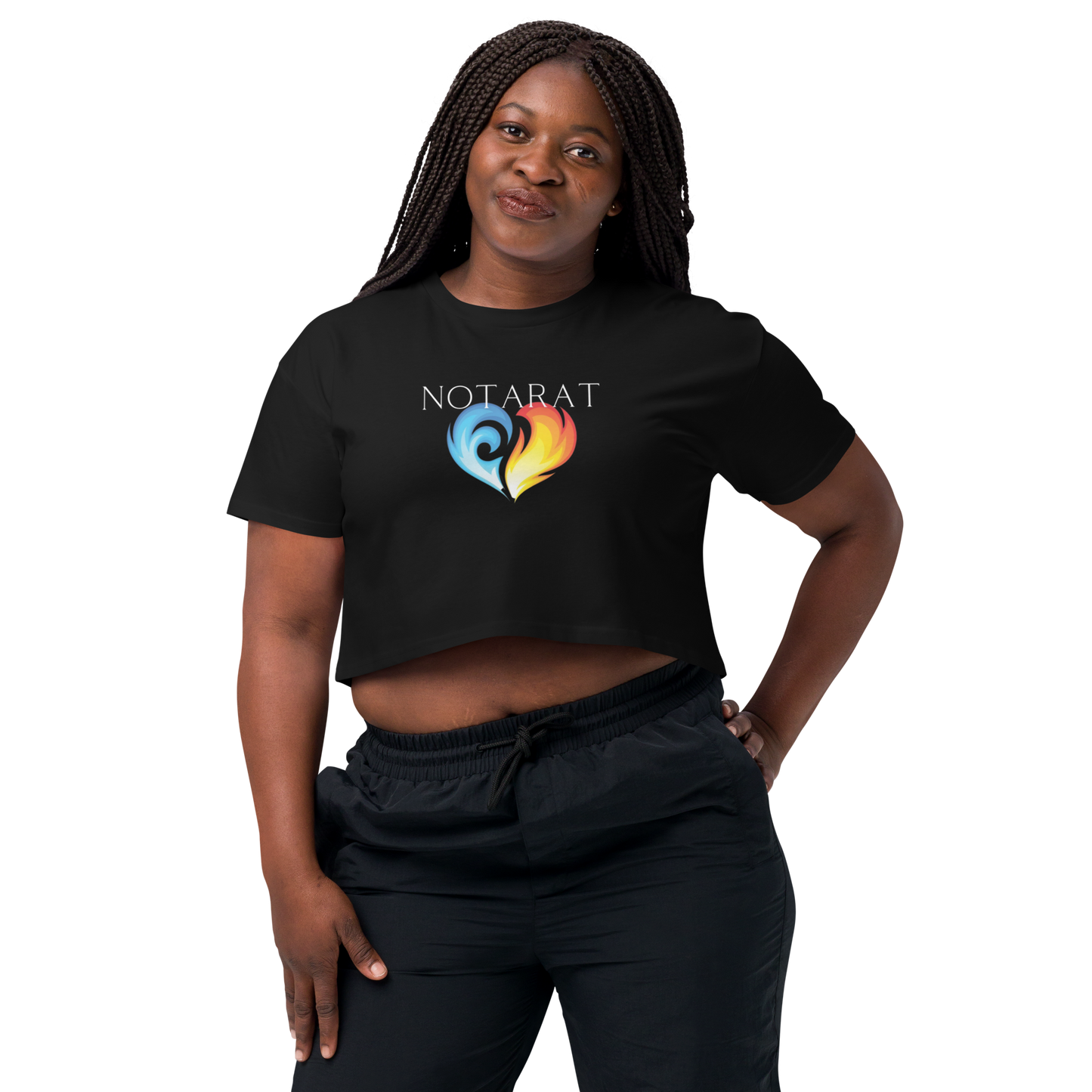 Women’s Twin Flame crop top