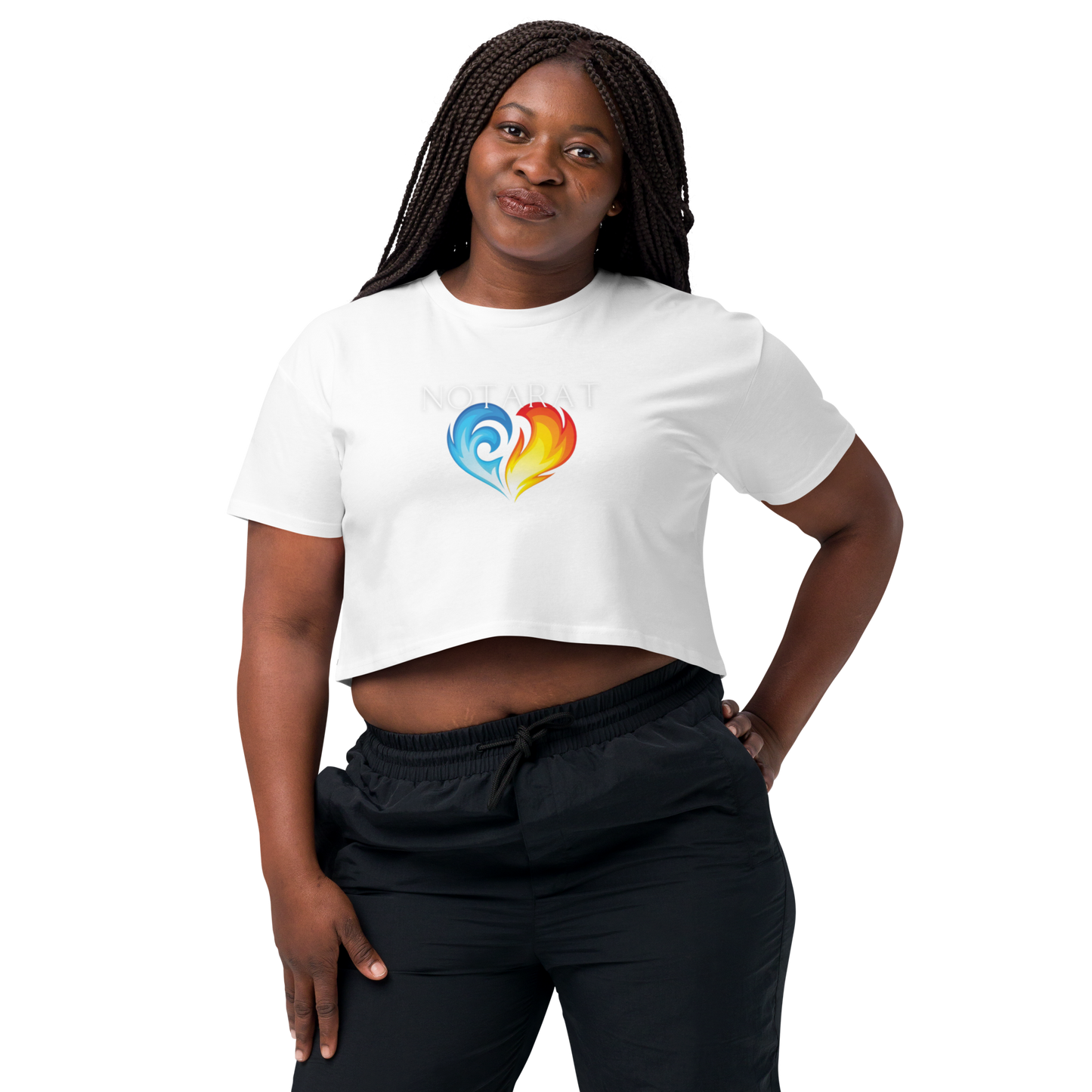 Women’s Twin Flame crop top