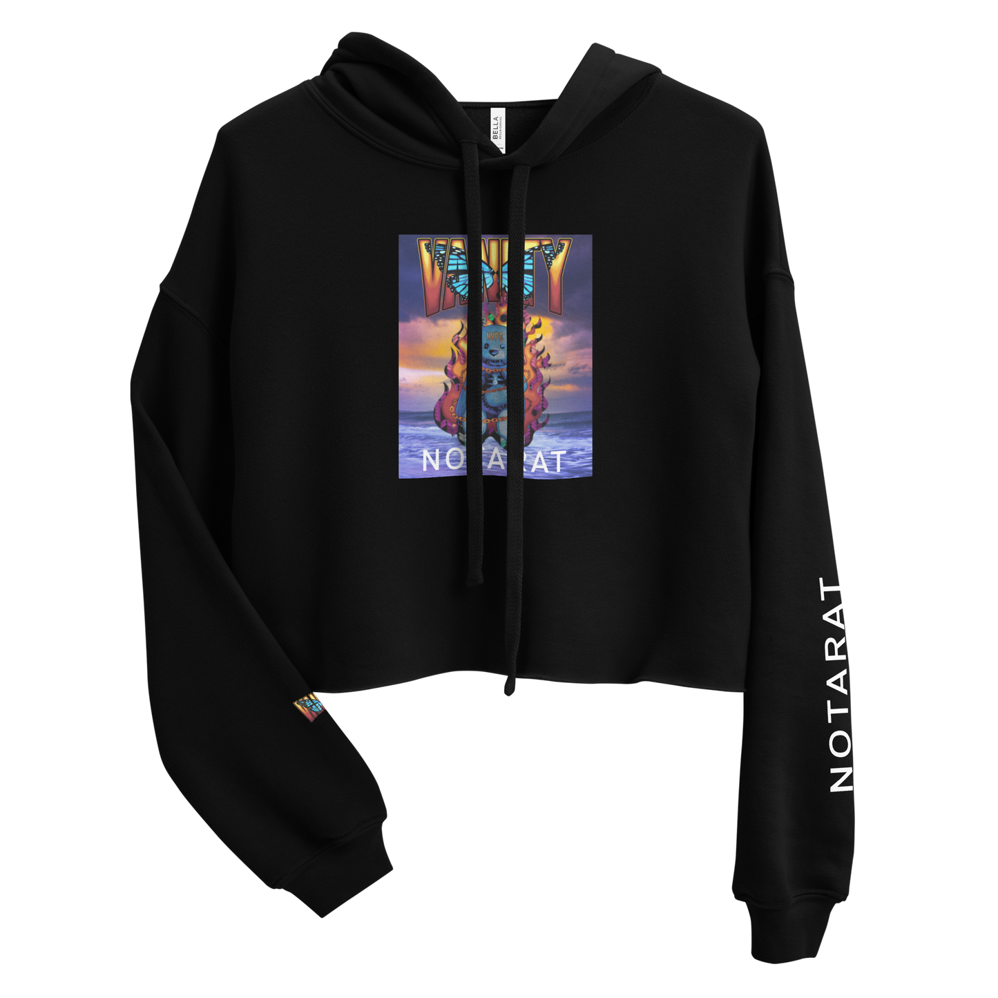 Notarat x GreaterThenHypeVanity Crop Hoodie