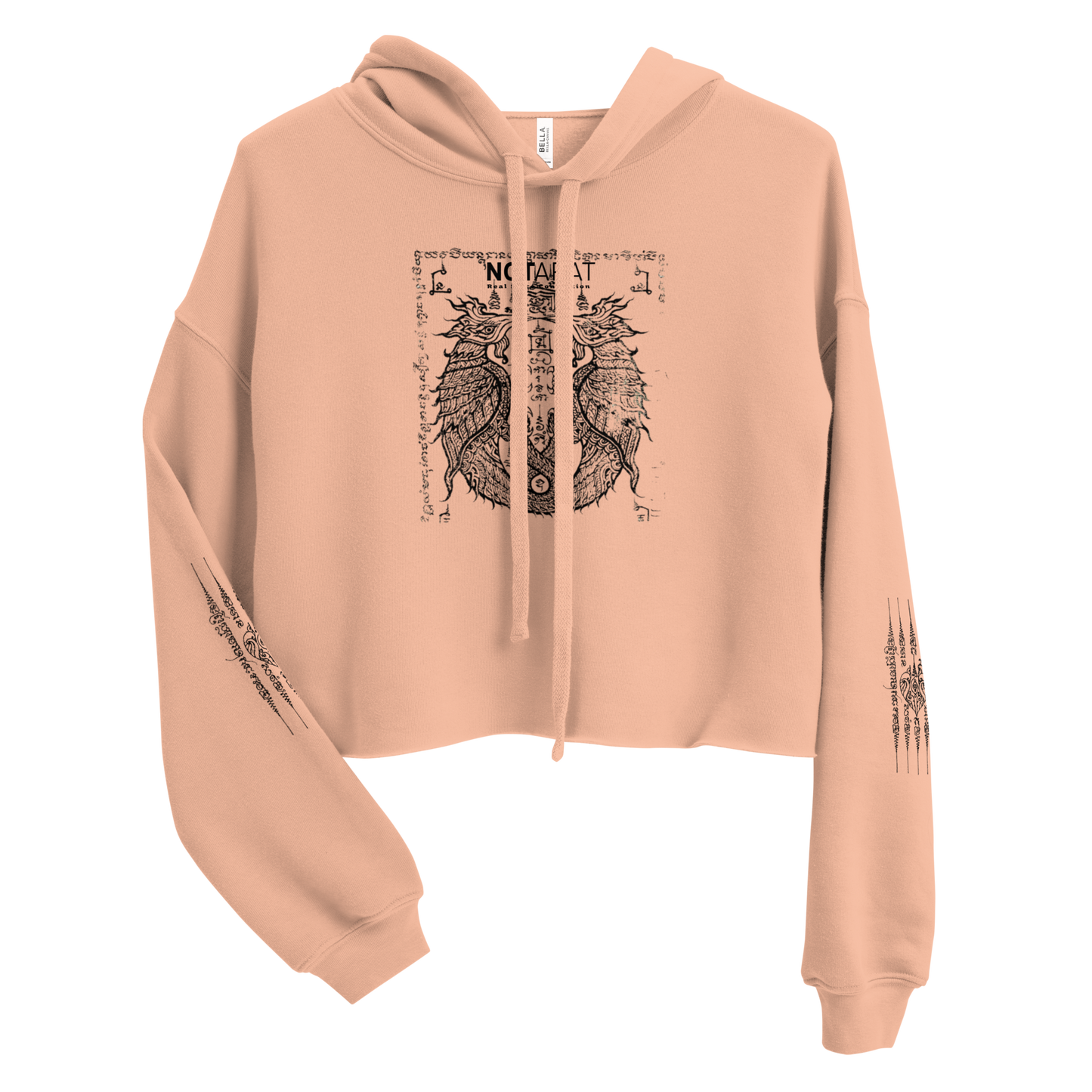 Notarat medieval Crop Hoodie