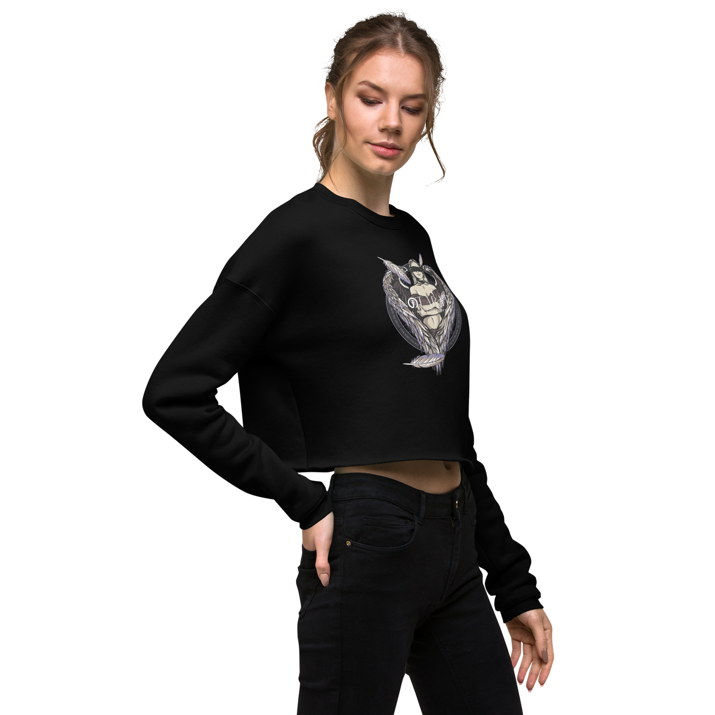 Notarat "Ruffled Wings" Crop Sweatshirt by: Perio J.