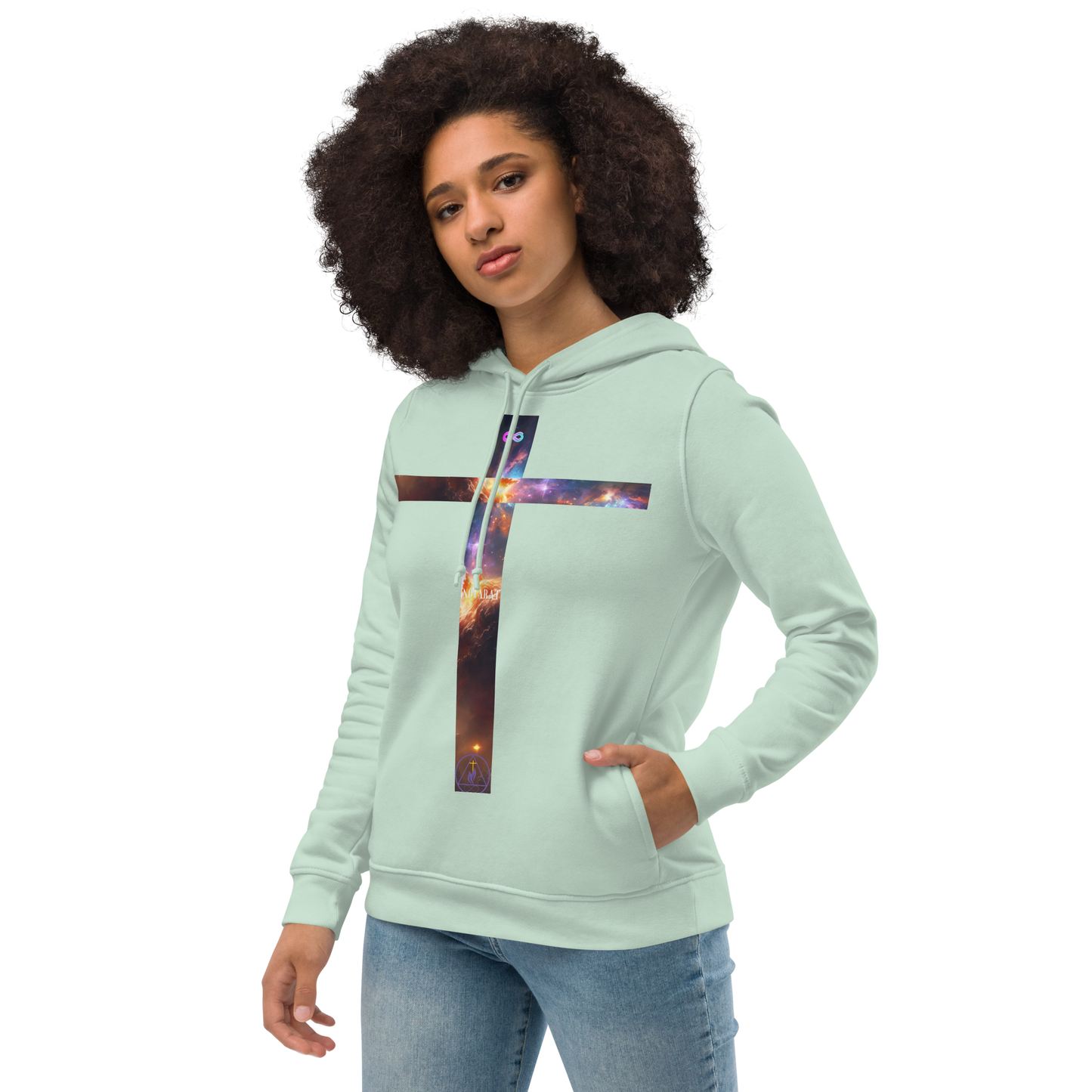 Women's from the cosmos eco fitted hoodie