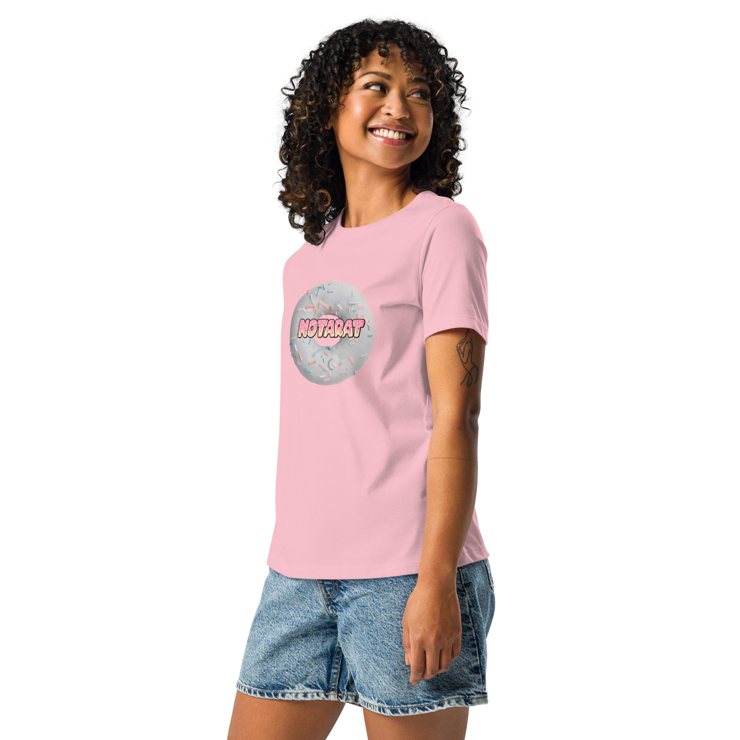 Notarat Women's 'Snac Pac' Pink T-Shirt