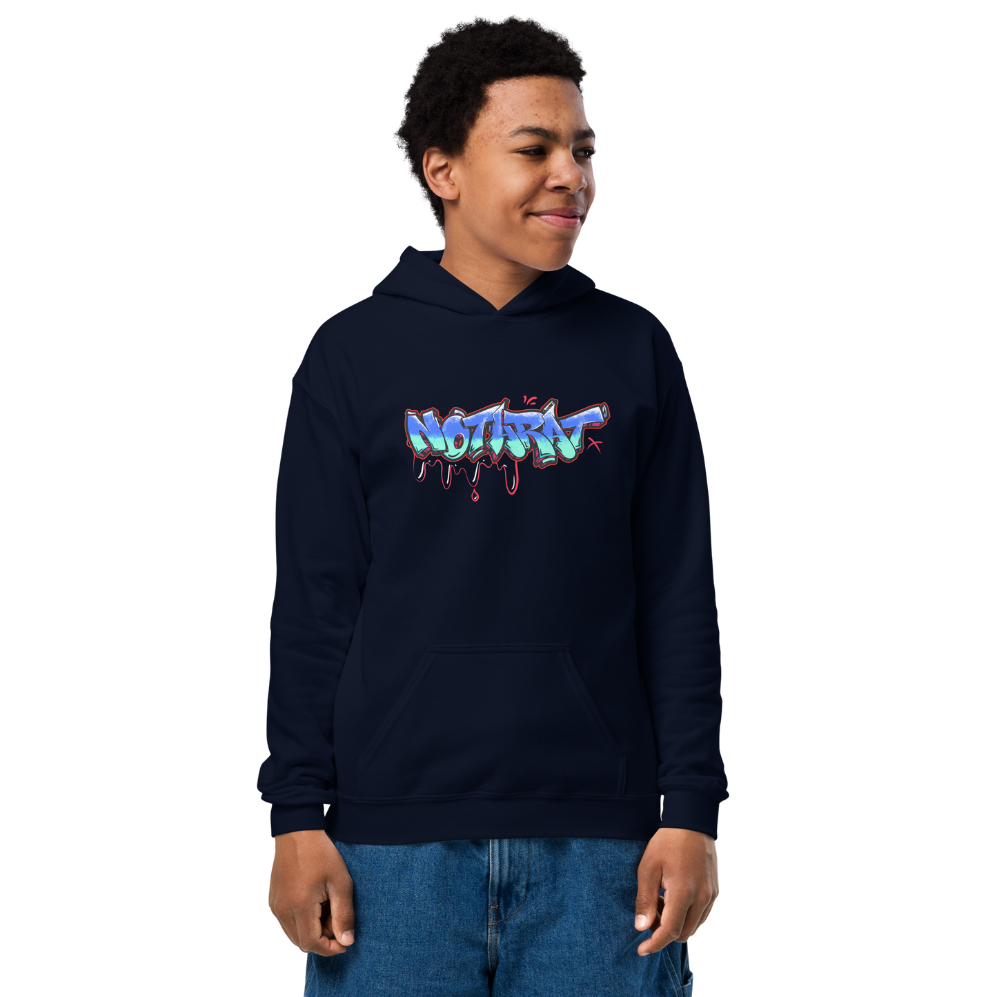 Youth "Notaffiti" heavy blend hoodie