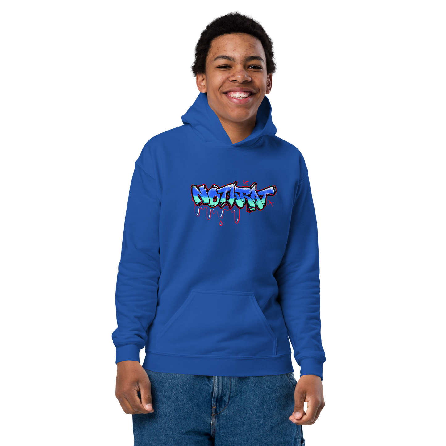 Youth "Notaffiti" heavy blend hoodie