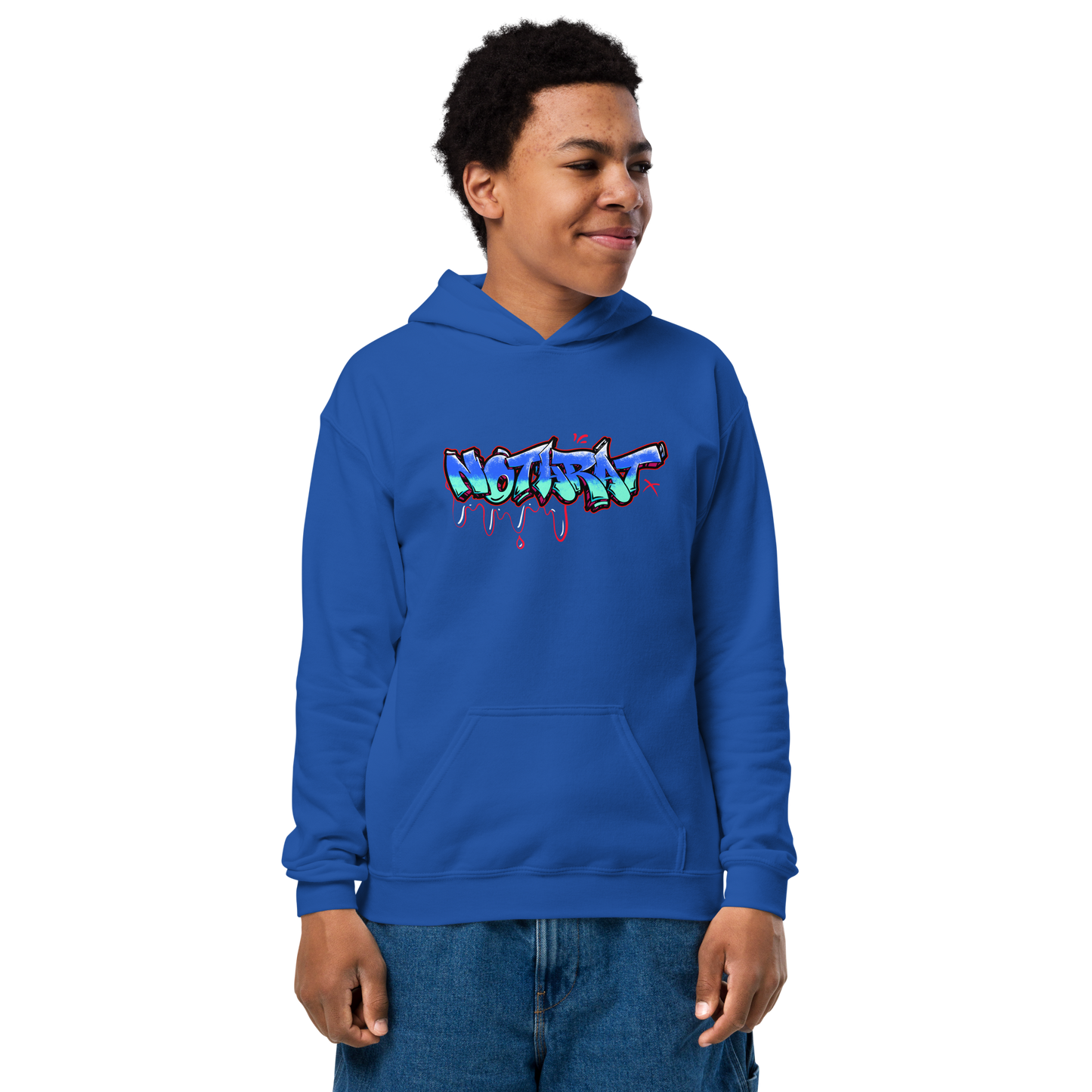 Youth "Notaffiti" heavy blend hoodie