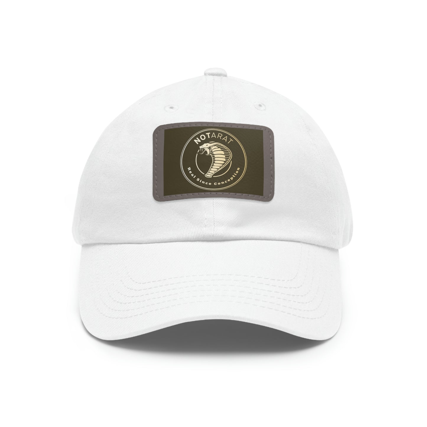 Dad Hat with Leather Patch