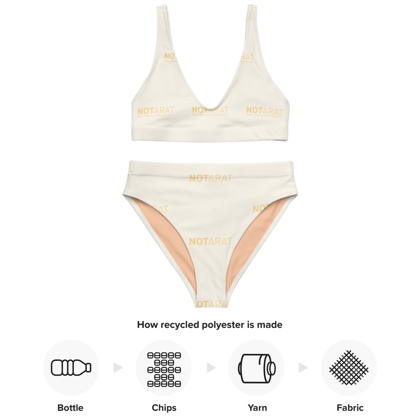 NOTARAT PEACHY high-waisted bikini