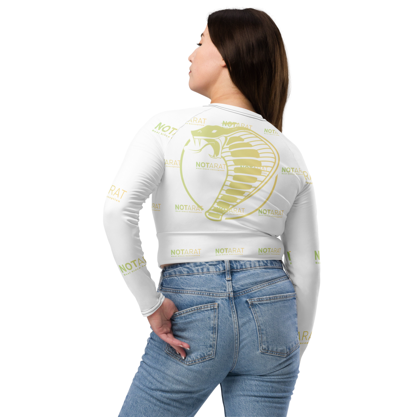 Notarat long-sleeve crop top