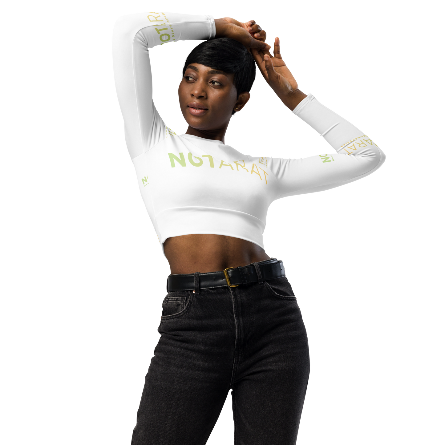 Notarat long-sleeve crop top