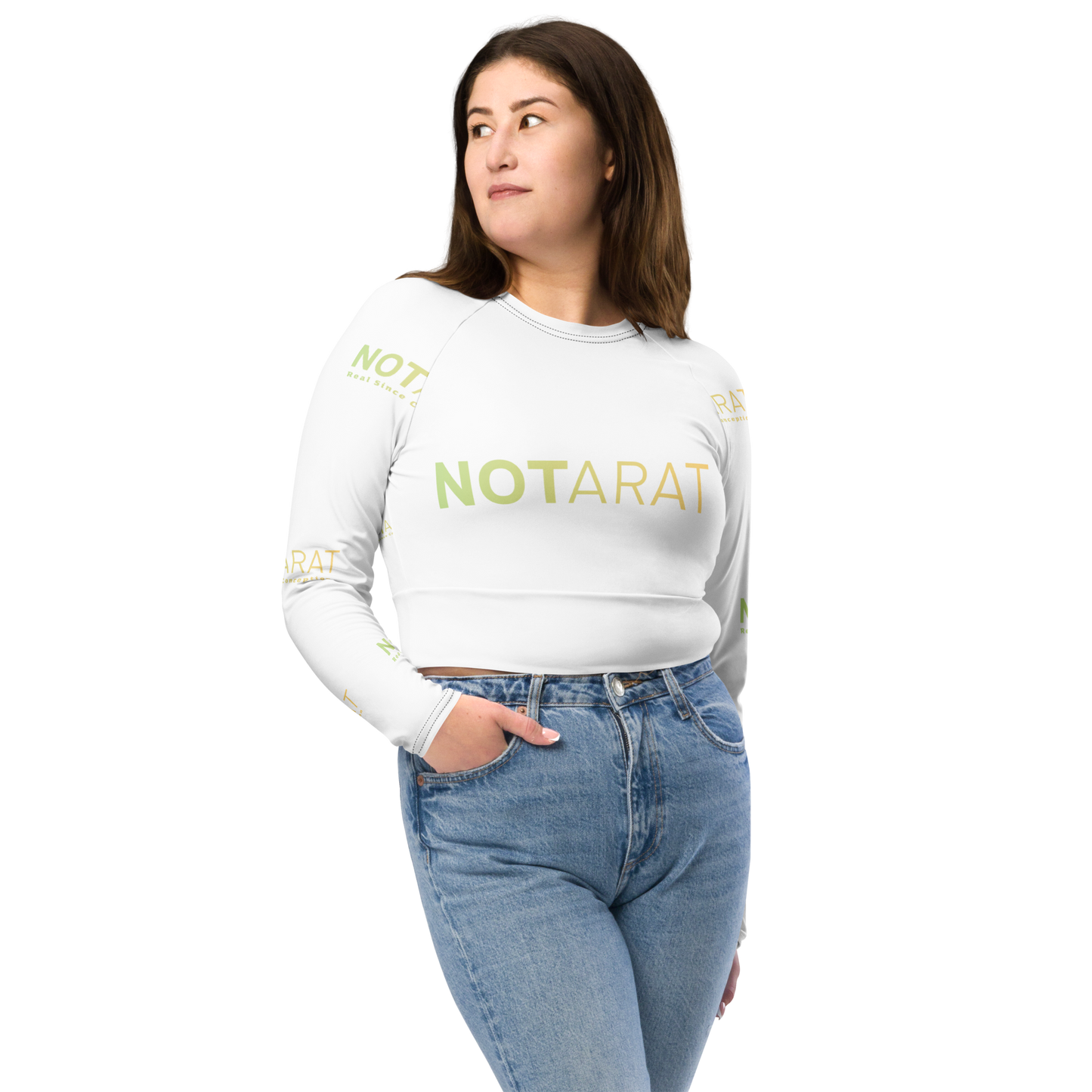 Notarat long-sleeve crop top