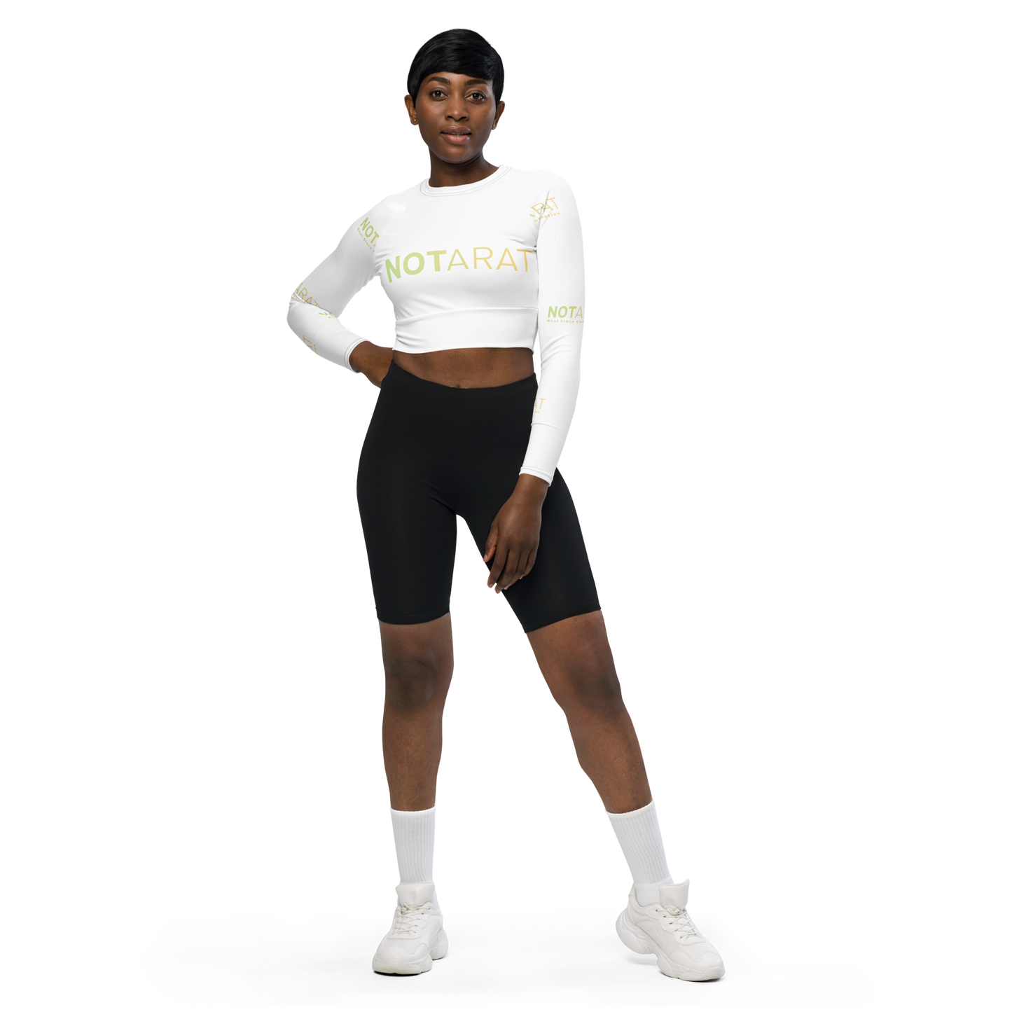 Notarat long-sleeve crop top